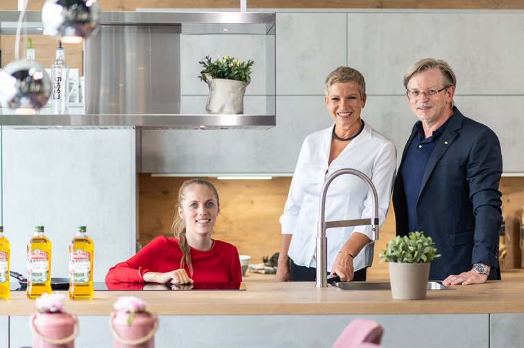 Auf dem Bild sehen Sie Kira Grünberg, Renate Ortner und Kurt Kitzberger vom Wohnpoint