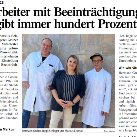 Beitrag vom Betriebsservice in der Tips-Zeitung